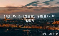 好想C1V1骨科沈医生，宋医生1ⅴ1h笔趣阁