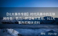 【91大事件专题】时代风暴中的互联网传奇：势力、阴谋与大变局，911大事件的相关资料